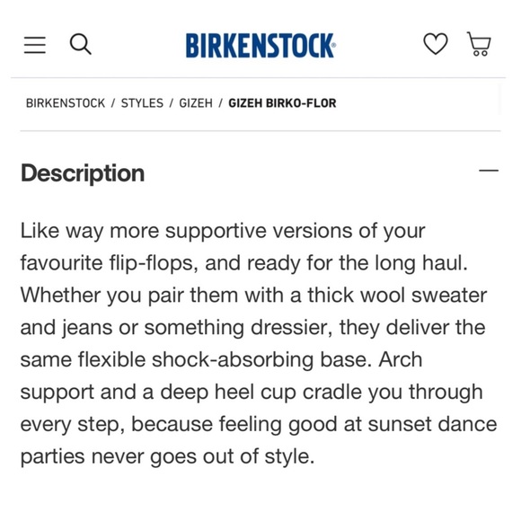 Birkenstock Sz 35 Gizeh Birko-Flor Sandals - Women's  (fits 5.5-6) Black - Picture 12 of 16